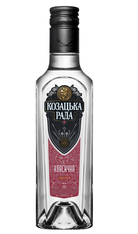 Горілка Козацька Рада Класична 40% 0.25 л